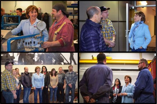 Christy Clark Visits Hy-Tech Smithers